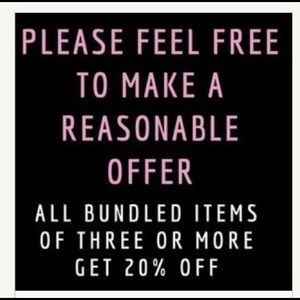 Hello 👋 30% OFF Bundles!!!!Everyone Please Check Out My Closet Sales